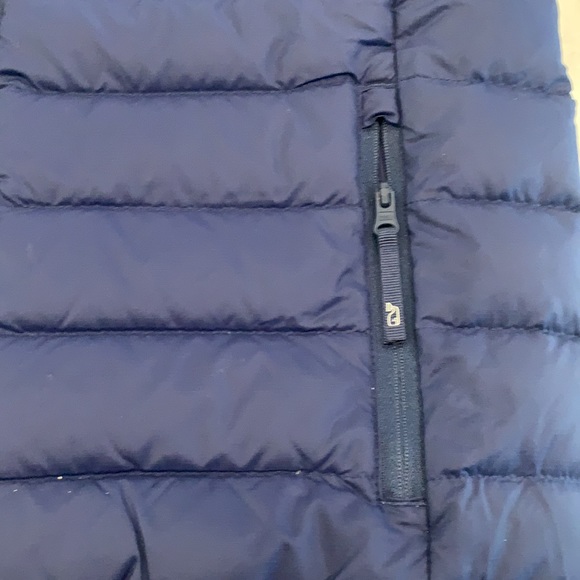 Vineyard Vines Boys Puffer Vest - Navy - Picture 6 of 11